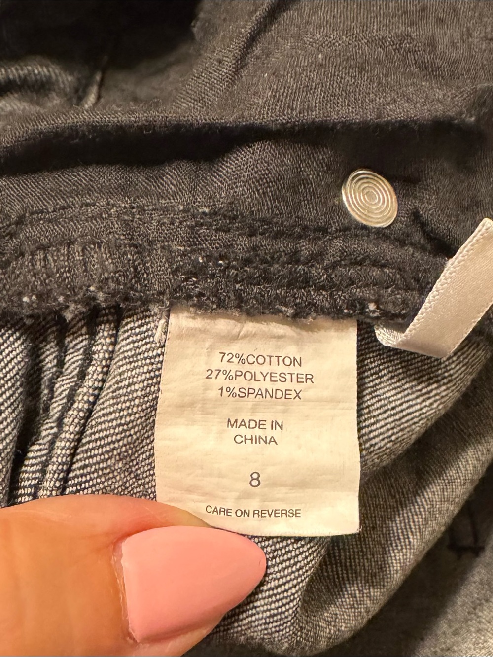 New York & Company High-Rise Wide Leg Jeans in Washed Black - Picture 8 of 8